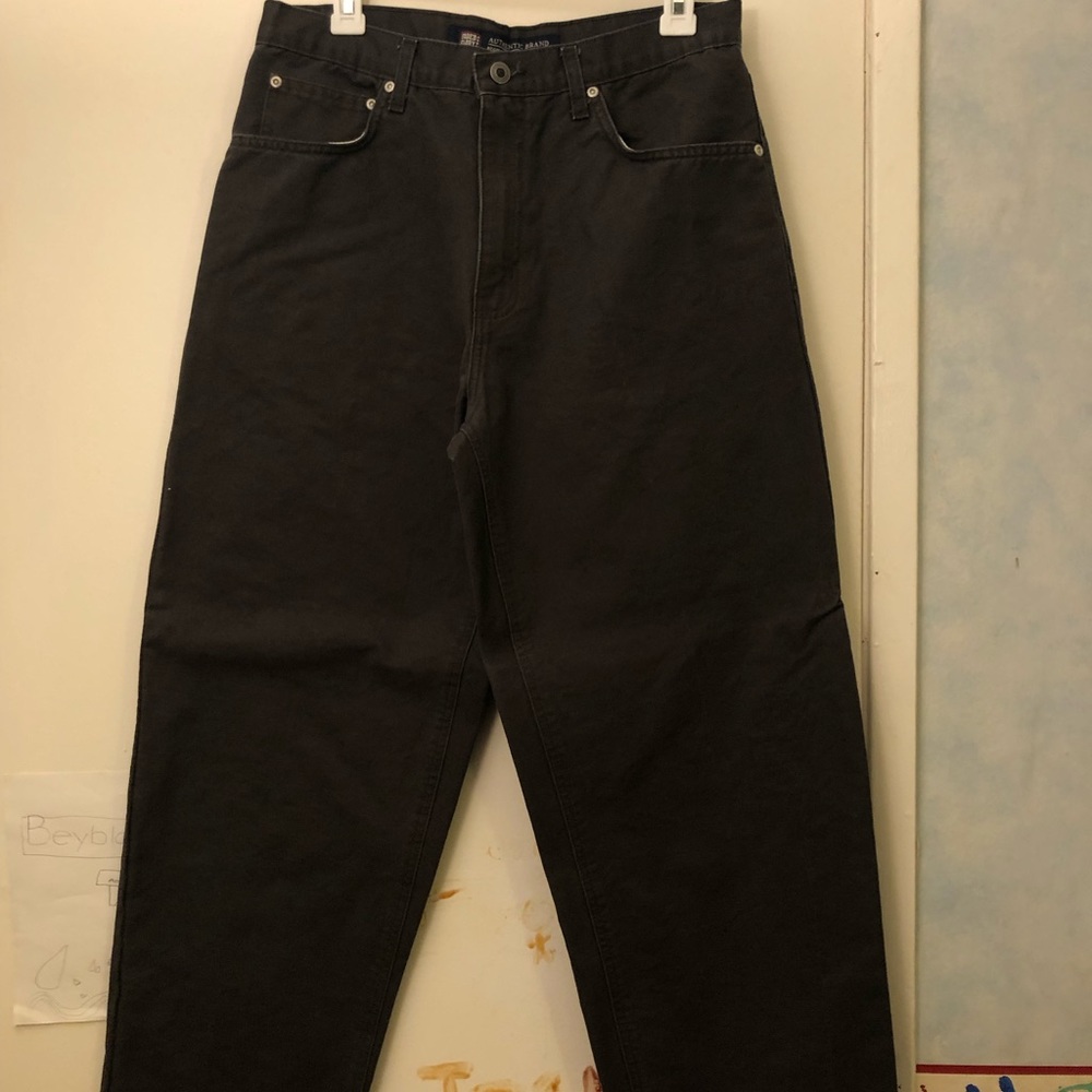 forest green faded glory carpenter pants